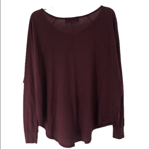 PROJECT SOCIAL T - Burgunday  Don’t Quit Your Day Dream Dolman Tee - NWT - Sz S - Picture 2 of 12